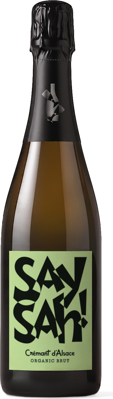 Saysah Organic Brut Crémant d'Alsace bottle